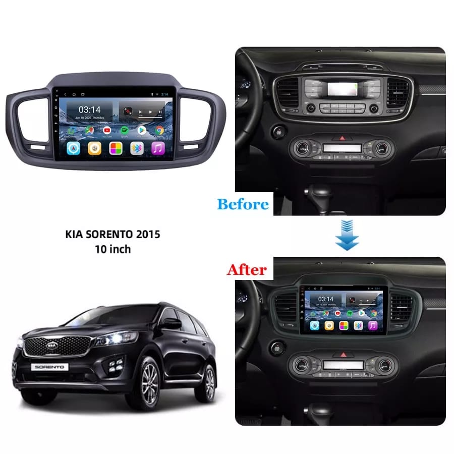 Kia Sorento Android Radio Bc DiagMart